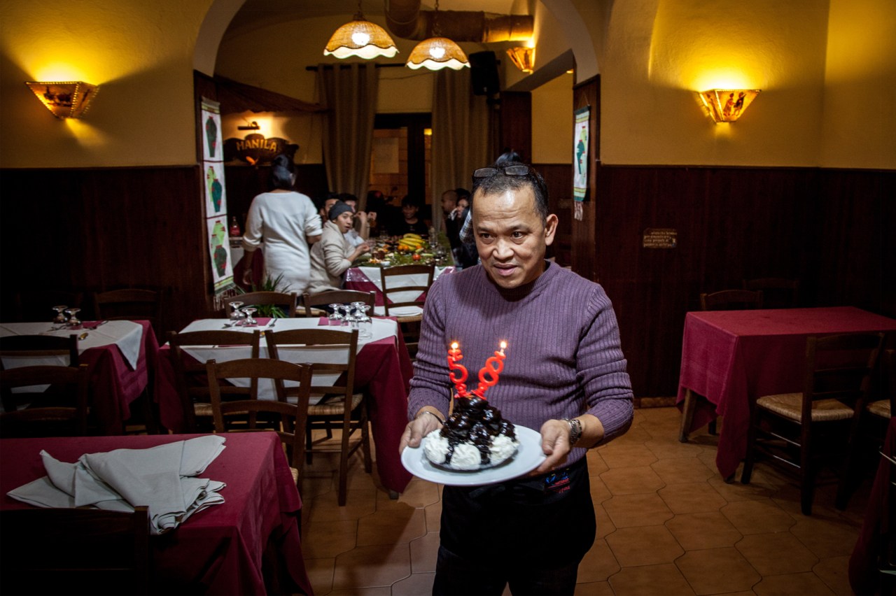 Romulo S. Sabio at Manila Restaurant.