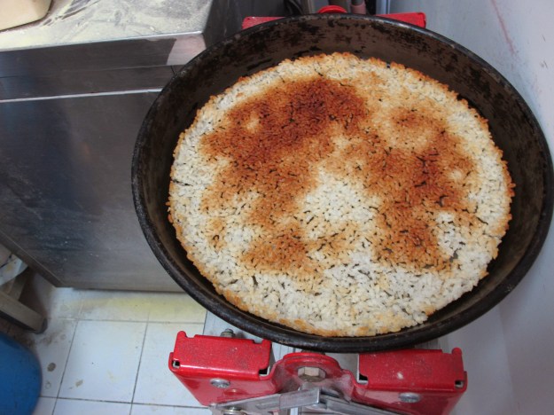 Nurungi pizza made by Jisoo Kim's mother Alice. (Photos by Annette Ekin)