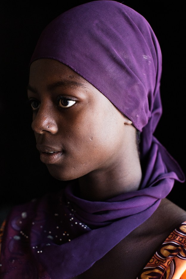 1. Yamou Kante, from Medina Diambere Village, at age 15. Yamou was unsure as to what to do when her parents wanted her to get married at age 13 to a man in a neighboring village. She spoke with the elders and confronted her parents, who agreed to allow her to wait until she was older. / 2. Aissatou Diallo, from Medina Diambere Village, at age 14. Aissatou did not know the man that her father wanted her to marry, but she knew she was too young, and that she wanted to continue pursuing her studies. Her mother, a member of the Grandmother Project in their village, was her confidante, and after much convincing was able to talk her father out of handing Aissatou off to a stranger.