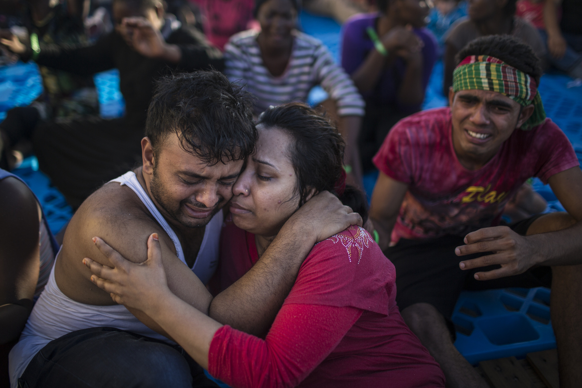 Bengali husband and wife reunited on the Topaz Responder.