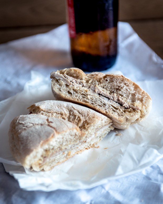 Portuguese Bifana de Porco done Southern-Style
