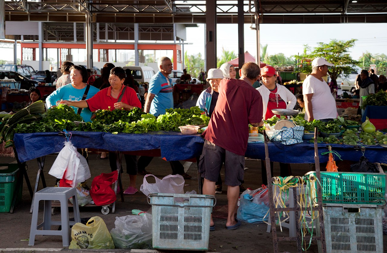 Satok Market. (Photo by Ore Huiying)