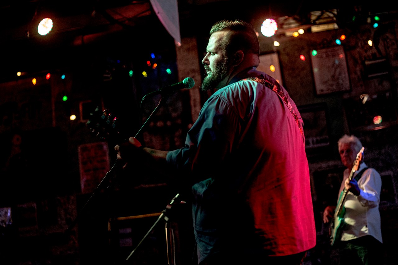 Blues musicians perform at Ground Zero Blues Club as part of the Juke Joint Festival in Clarksdale.
