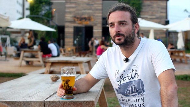 Jamil Haddad of Colonel, the first brewpub in the Middle East, got his start making bootleg liqueur as a teenager. (Photo by Andrew Bossome)