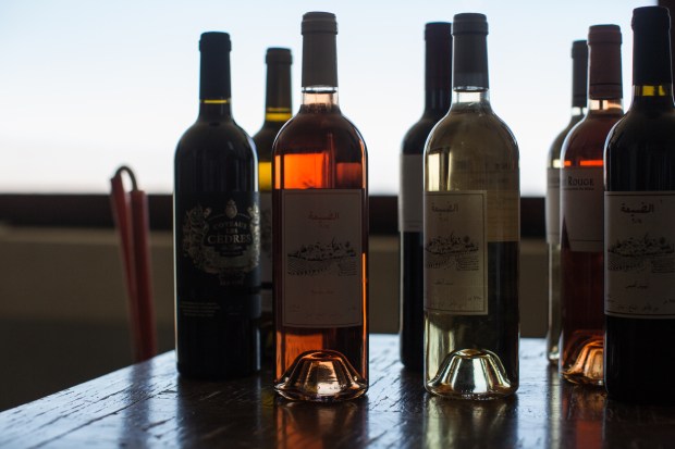 A selection of wines made at the Couvent Rouge winery.