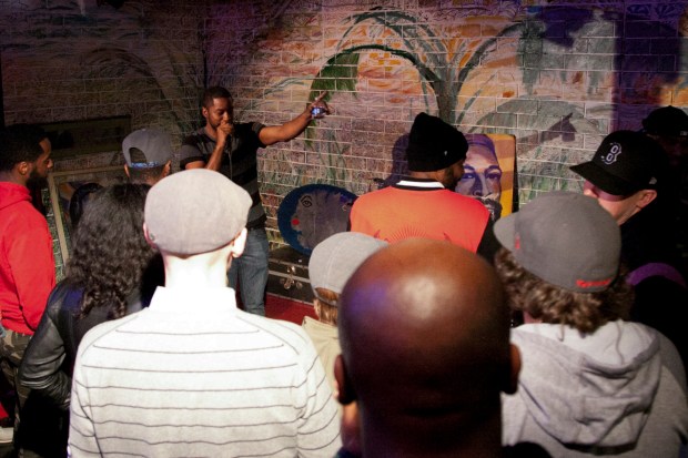 PyInfamous performs at Soul Wired Café, Jackson MS.