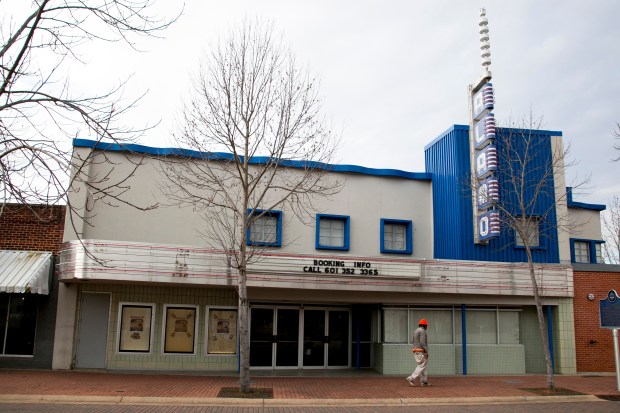 The Alamo Theater on Historic Farish Street, Jackson.