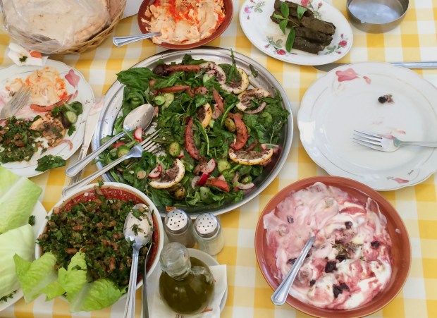 The spread at Al Falamanki.