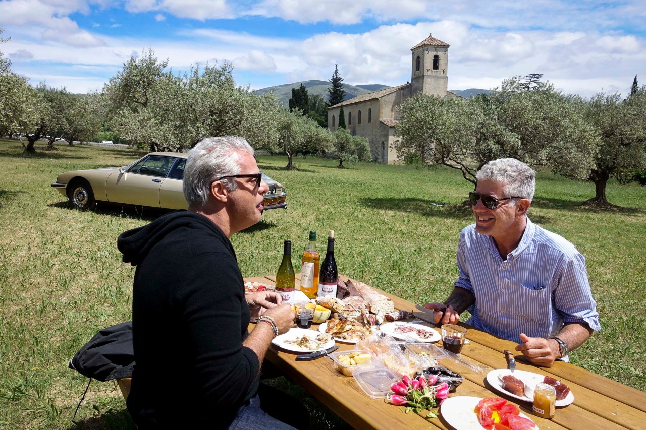 Bourdain with Eric Ripert.