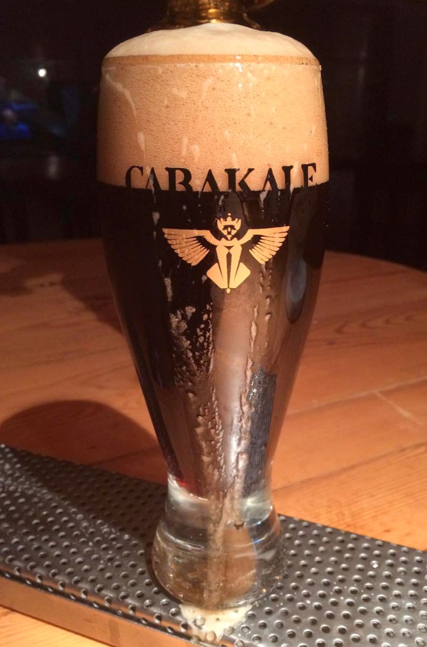 Carakale currently has a handful of styles of beer like this Mocha Stout, but its founder Yazan Karadsheh plans to become the “Willy Wonka” of beer. (Photo courtesy of Carakale)