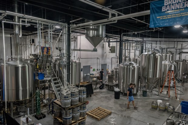 The Bronx Brewery production floor.