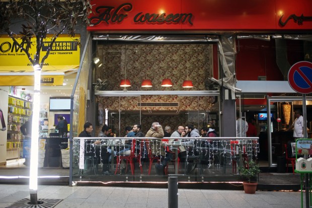 Abu Waseem's restaurant on Hamra street in Beirut.