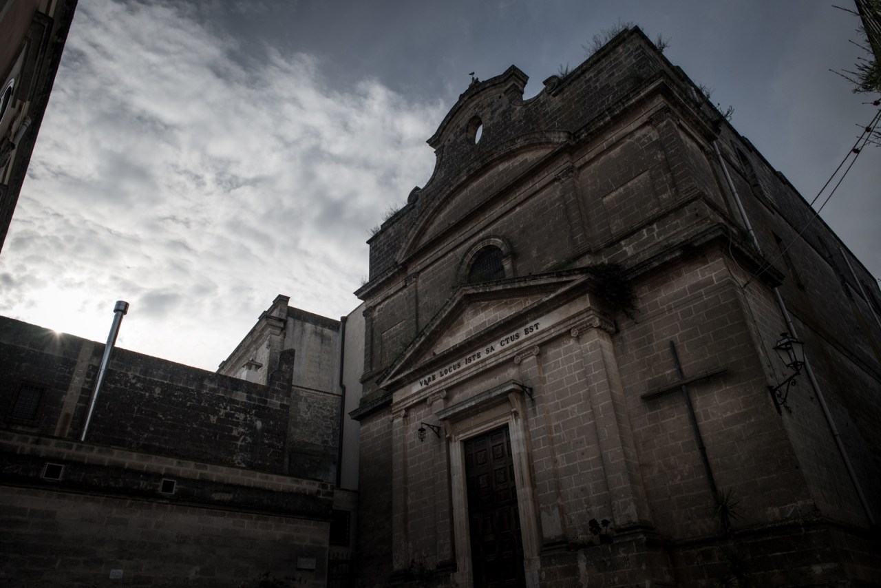 A church in the region of Puglia during Holy Week.