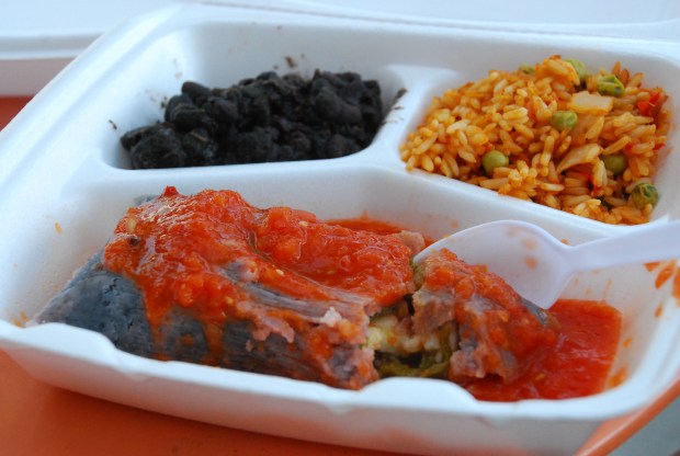 Blue corn masa tamales. (Photo by Spot Us/Olivia Miller via Flickr)