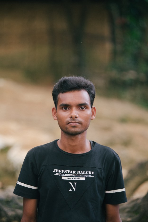 “My name is Mohammed Shofi. I am 20 years old and from Buthidaung, Burma. The Burmese military came into my village and started to round up and shoot many men and women. I want the world to call for justice for what happened and for action to be taken for the people that died.”