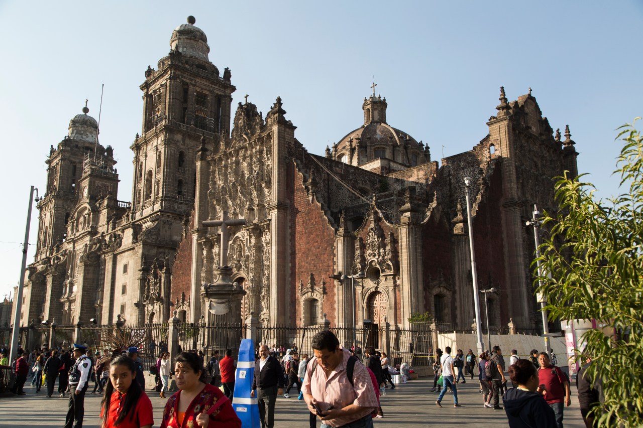 The Metropolitan Cathedral of the Assumption of the Most Blessed Virgin Mary into Heaven—the largest cathedral in the Americas