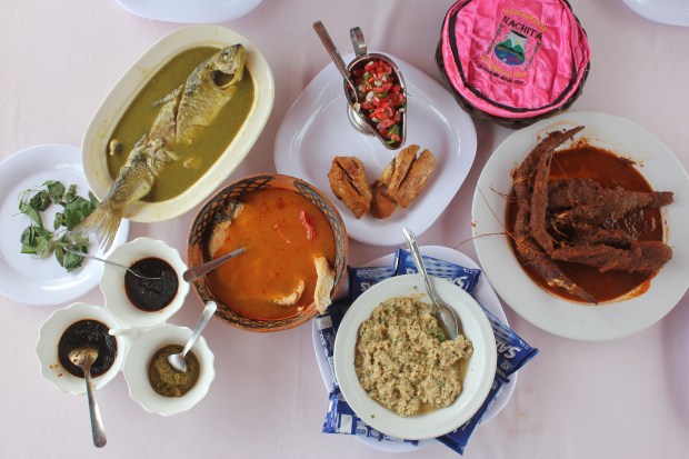 River cuisine in Jalcomulco, Veracruz. (Photo by Bill Esparza)