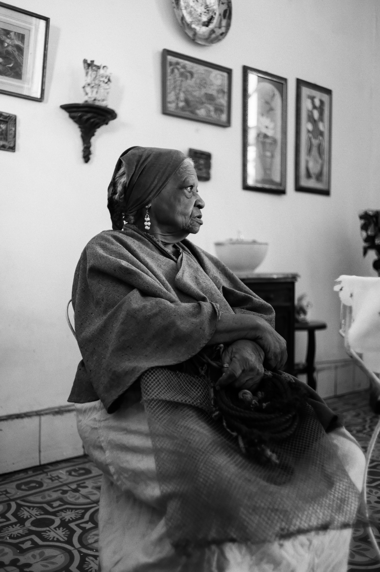 Gladis Castaneda at her home in Central Havana.