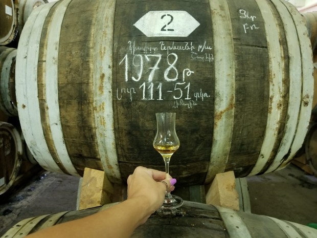 Armenians enjoy their brandy at all times of day.
