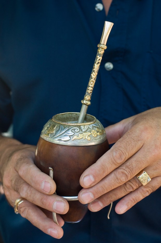 No, it’s not some weird form of drinking marijuana. It’s for yerba mate. Photo by Alison Wright via Getty Images.