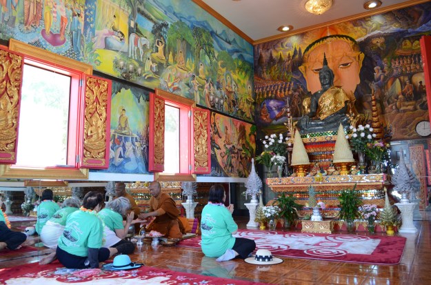 Wat Thammarattanaram is in Lanexang Village near the town of Coteau.