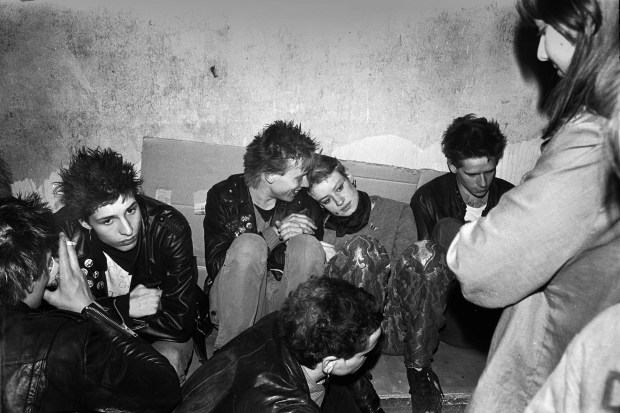 Young Berlin punks at a party in 1982. Photo by Volker Döring/ullstein bild via Getty Images.