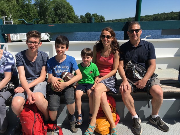 Joshua Hammer and his family. Photo courtesy of author.