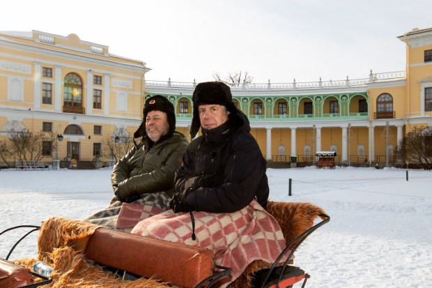 Gotta and Bourdain in Russia. Photos by David S. Holloway.