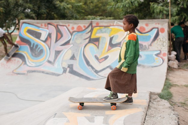 Skaters in Hawassa.