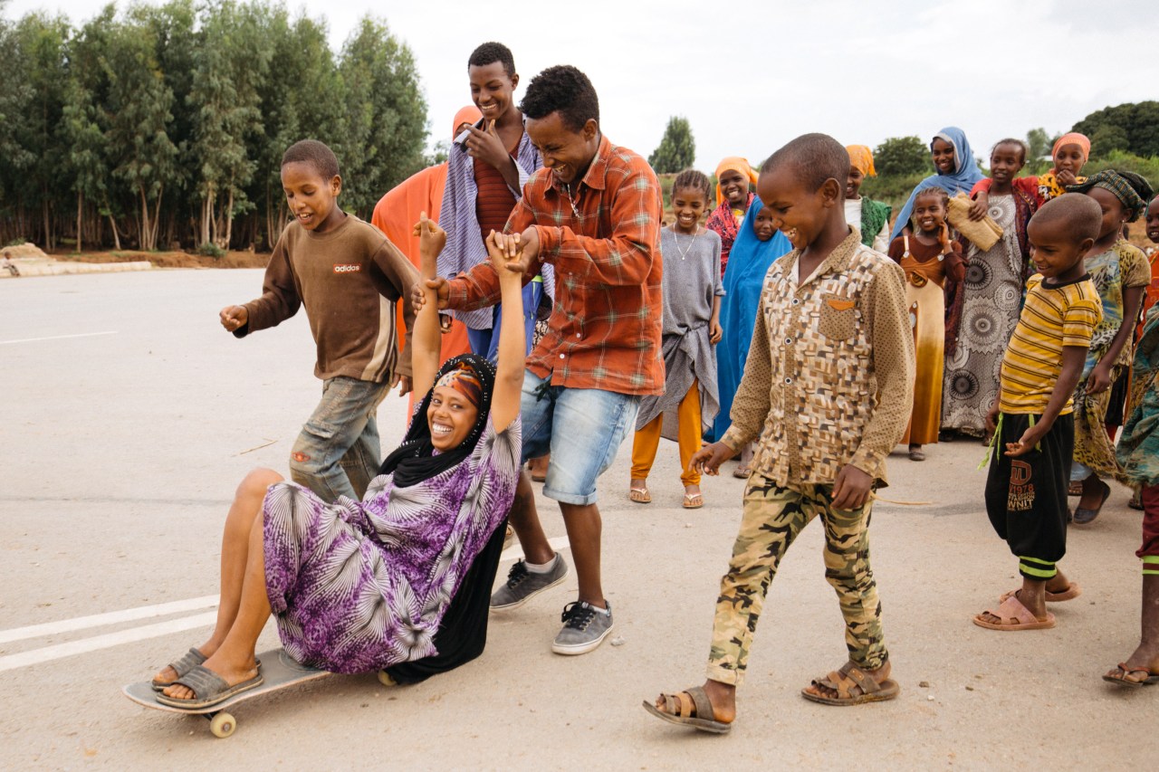 Sharing the ride in Harar.