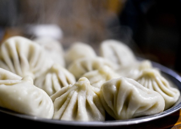 You must try khinkali. Photo by Tamar Mirianashvili/Getty Images.