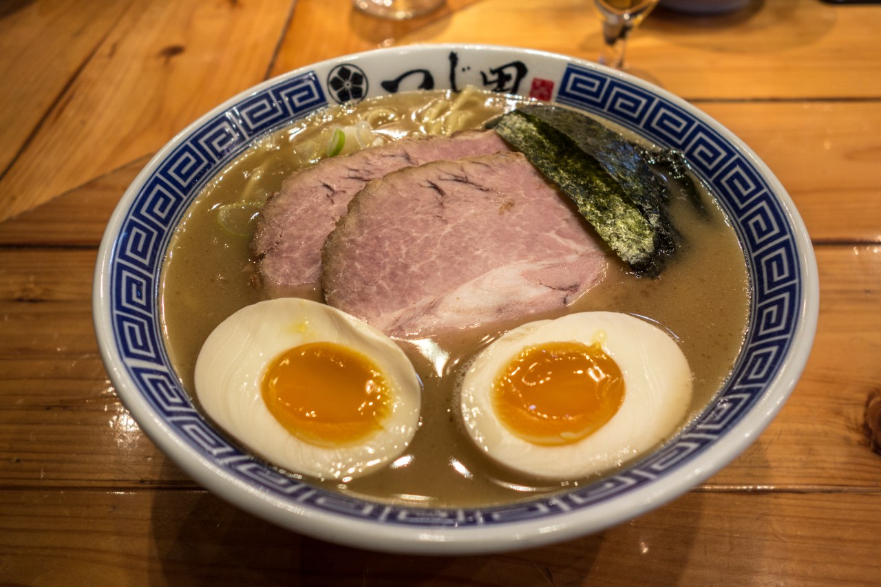 A bowl of ramen from popular Tokyo chain, Afuri.