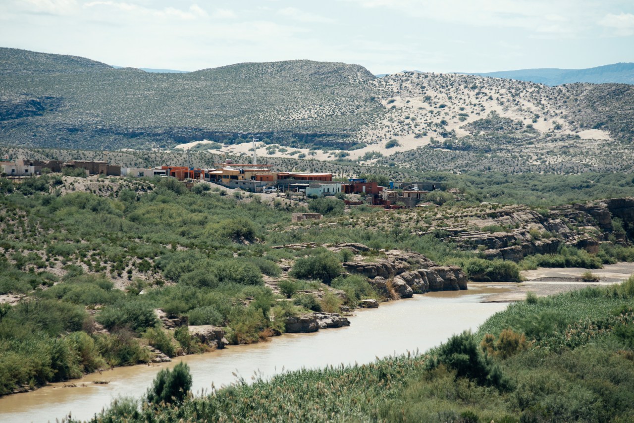 Boquillas del Carmen sits on the edge of the Rio Grande.