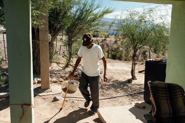 Many locals make souvenirs to sell to tourists visiting Big Bend National Park.