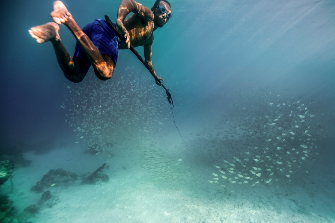 Traditionally hunter-gatherers, the Bajau have provided for themselves primarily by spearfishing. But as seas are fished out, it has become harder for them to support themselves.