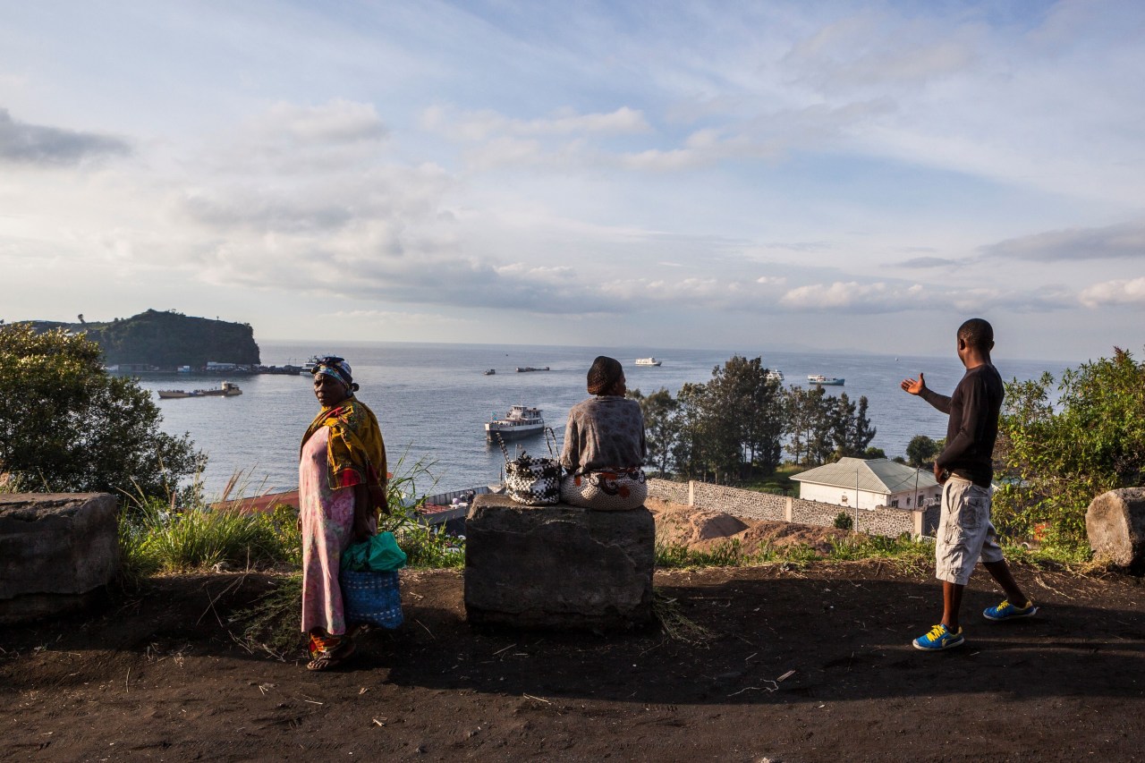 Lake Kivu in Goma. Photo by Eduardo Soteras/AFP/Getty Images.