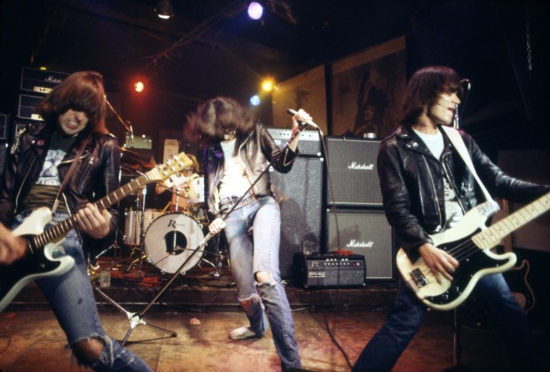 The Ramones at CBGB. (Photo by Roberta Bayley/Redferns via Getty Images)