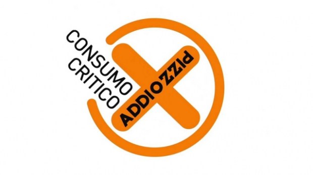 Addiopizzo organization's logo.