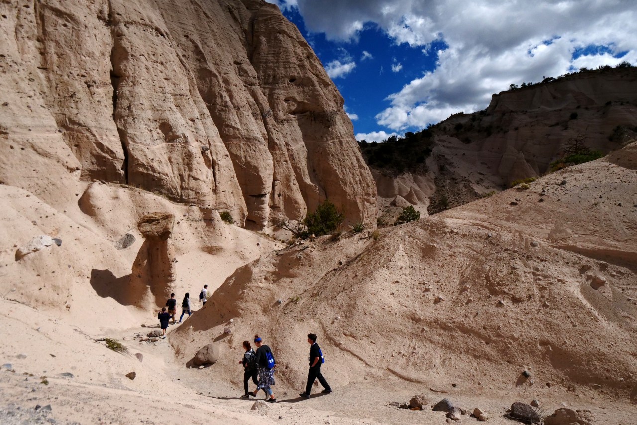 The main loop trail at Kasha-Katuwe Tent Rocks National Monument. Photo by Maddie Meyer via Getty Image.